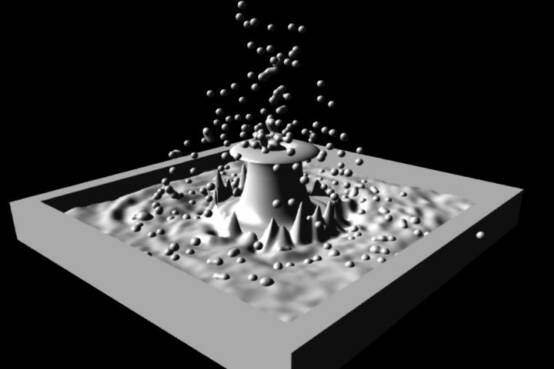 Fountain -ICE particles compound - XSI